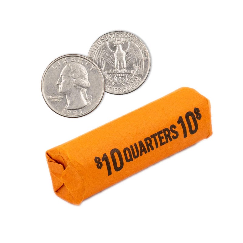CAROUSELCHECKS Quarter Flat Coin Wrappers, Solid Bundle of 100 - Image 2